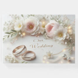 Bröllop Ringar och Blommor Gästböcker