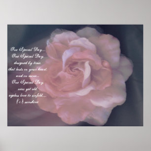 BRÖLLOP ROMANTIC POSTER STIL DESIGN