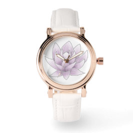 Bröllop Rosa Lotus White och Ro Guld Armbandsur