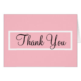 Bröllop Rosa ros Tack Hälsningskort