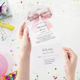Bröllop rosabridal shower RSVP