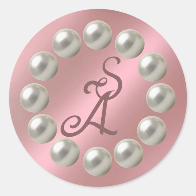 Bröllop Runt Klistermärke (Framsida)