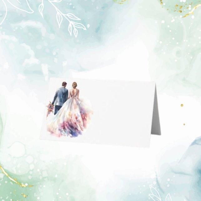 Bröllop Rustic Classic Boho Blommigt Placeringskort (Rustic Boho Floral Wedding Place Cards | Classic & Elegant Designs)