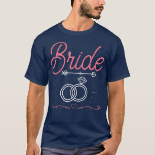 Bröllop Sängkammarefest Bröllop Kvinnor Brud  T Shirt