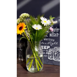 Bröllop-sätesglas för nattens skull poster