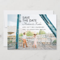 Bröllop Save the Date 4 Foto