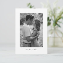 Bröllop save the date kort inbjudan Elegant bröllo