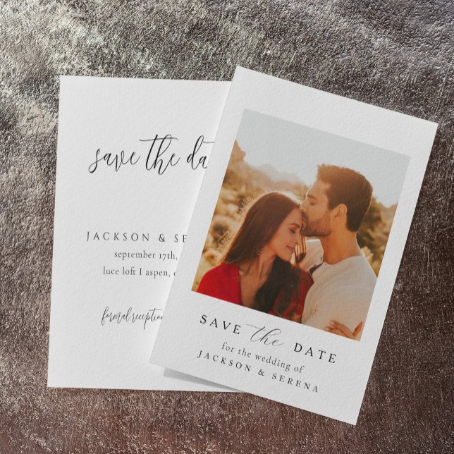 Bröllop save the date kort inbjudan Elegant bröllo (Skapare uppladdad)