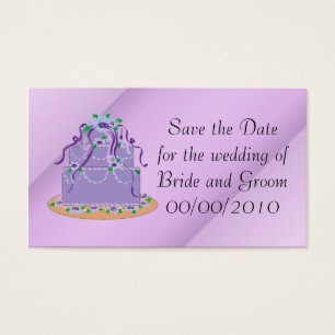 Bröllop Save the Date Visitkort