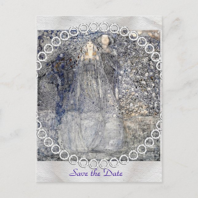 Bröllop Silver Apples MacDonald 1912 Meddelande Vykort (Framsida)