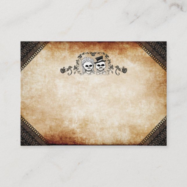 Bröllop-sitkort - BLANK Front Namn på bak Placeringskort (Framsida)