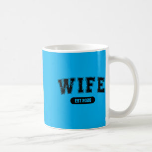 Bröllop Sjungkar Brud och Brudgum Est 2026 Kaffemugg