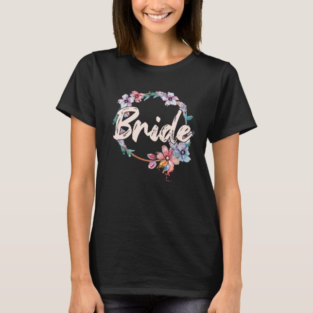 Bröllop Sjungkarfest Outfit för Brud  1 T Shirt (Framsida)