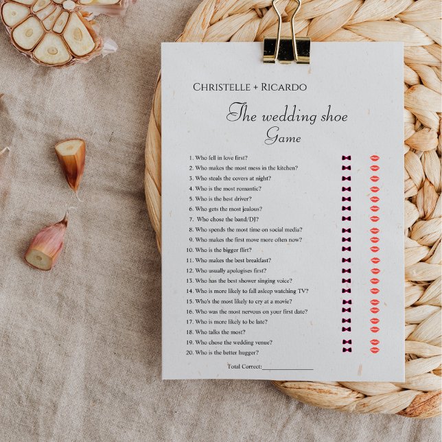 Bröllop-skofakkort för bachelorette-parti meddelande (Skapare uppladdad)