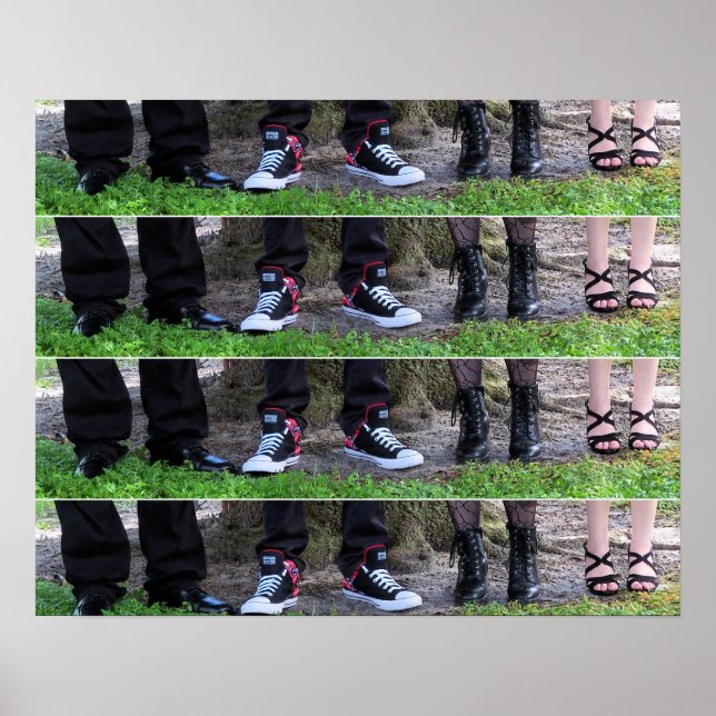 Bröllop skor poster (Framsidan)