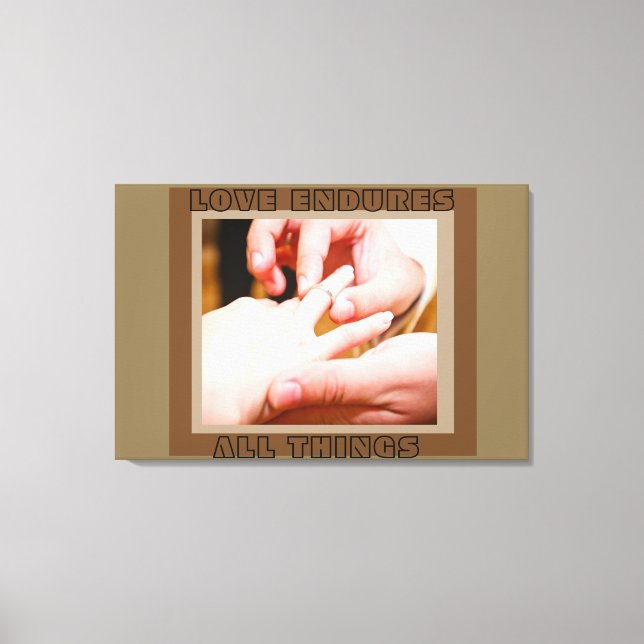 bröllop skriver ut teckningar på arbetsytan anpass canvastryck (Framsida)