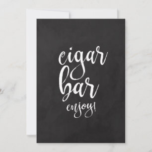 Bröllop-skylt för i Cigar Pub till överkomligt pri