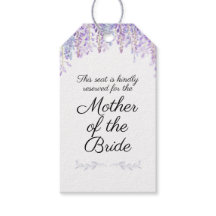 Bröllop-skylt för reserverat säte