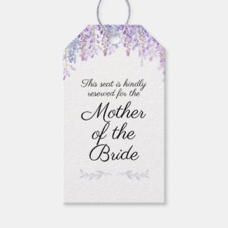 Bröllop-skylt för reserverat säte presentetikett