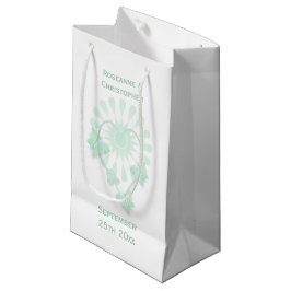Bröllop Small Gift Bag Peppermint Butterflies