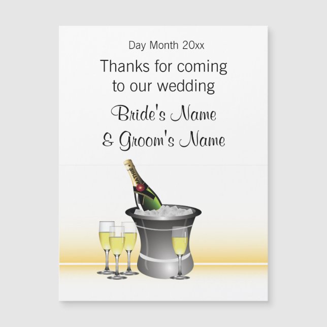 Bröllop Souvenirs, gåvor, gåvor till gäster (Framsida)