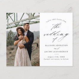 Bröllop spara datum för Elegant av budgetskript