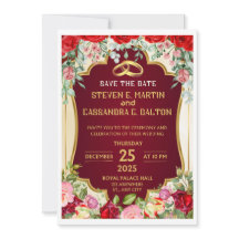 Bröllop spara datum-kort