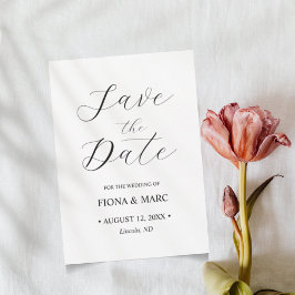 bröllop spara datum-kort för elegant-kalligrafi spara datumet