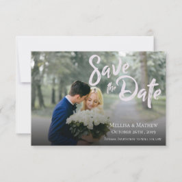 Bröllop spara datum-kort för elegant-skript OSA kort