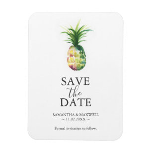 Bröllop spara datum Magnets Pineapple Magnet