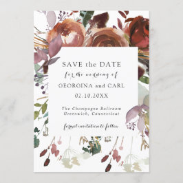 Bröllop spara datum | Smör och plommon 01 Inbjudningar