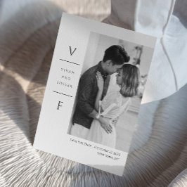 Bröllop spara: Kortinbjudan i Elegant bröllop Spara Datumet