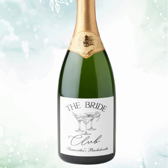 Bröllop  Speciell firande (Celebrate your special day with our Wedding Special Celebration Sparkling Wine Label.)