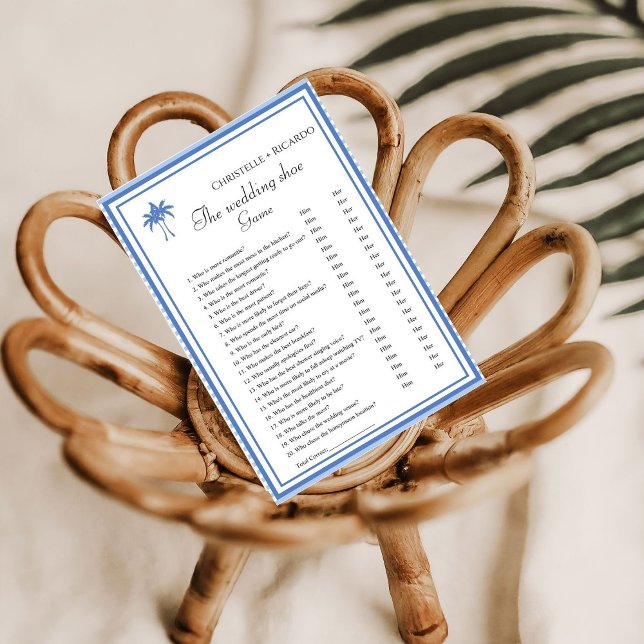 Bröllop-spelkort för skomakare meddelande (Skapare uppladdad)