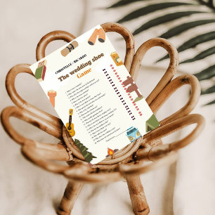 Bröllop-spelkort för skomakare meddelande