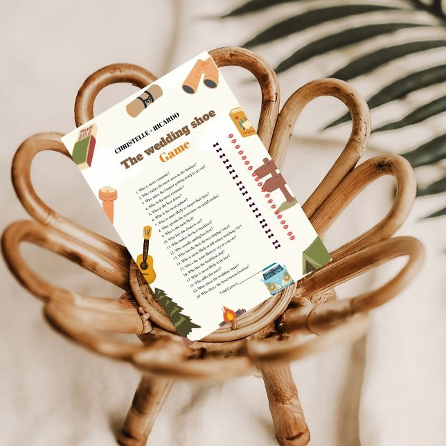 Bröllop-spelkort för skomakare meddelande (Skapare uppladdad)