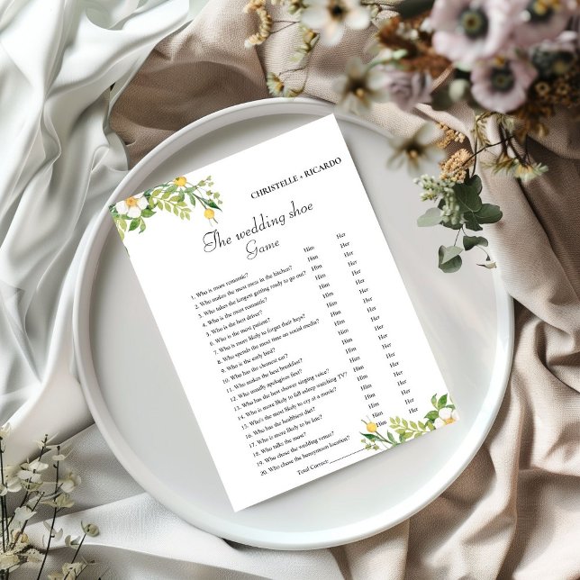 Bröllop-spelkort för skomakare meddelande (Skapare uppladdad)