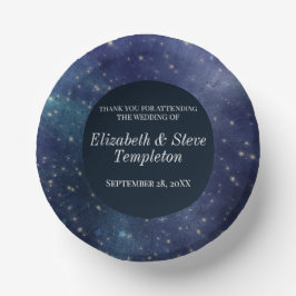 Bröllop Starry Night Celestial Tack Navy