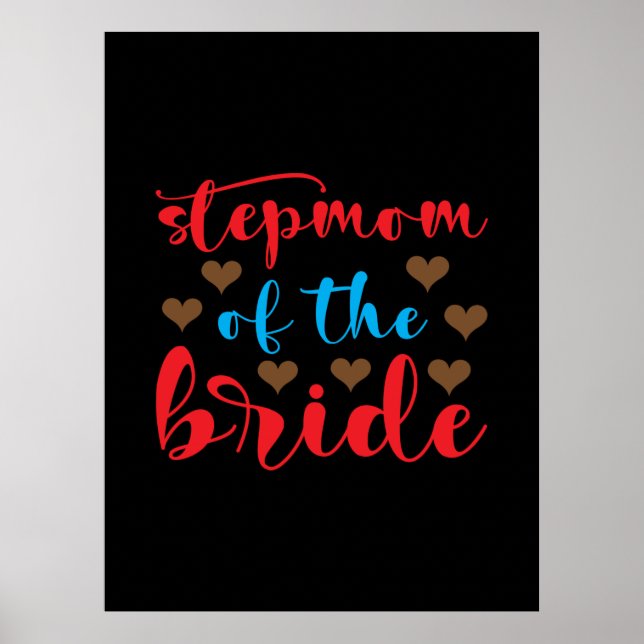 Bröllop Stepmamma till briden Poster (Framsidan)