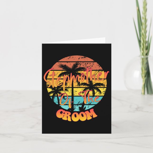 Bröllop - Stepmor till Groom Roliga meningar GR Kort (Framsida)