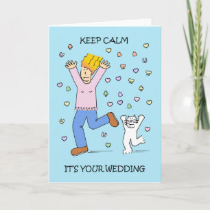 Bröllop Stressar Bridezilla Kort
