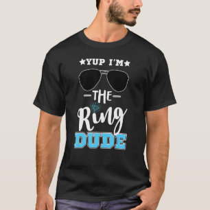 Bröllop Sunglass Ring Guy Joke Yup Jag är Ring du T Shirt