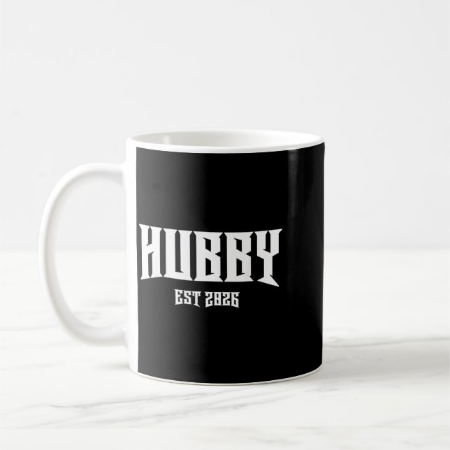 Bröllop Svägerskan Grunge Rock Make Est 2026 Kaffemugg (Vänster)