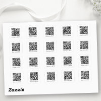 Bröllop Svar Inkludera Din QR-kod Klistermärke
