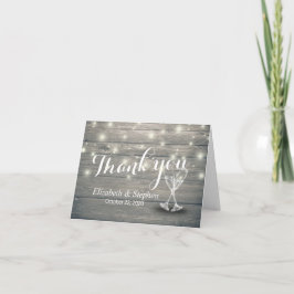 Bröllop Tack Champagne Glass Wood Ljus