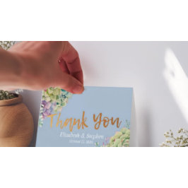 Bröllop Tack Chic Vattenfärgsplantor med suckkulor Kort