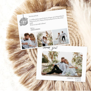 Bröllop tack för att du tog bort disco boll