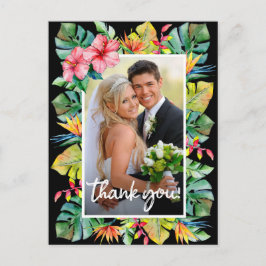 Bröllop Tack | Foto med Tropical Gräns Vykort