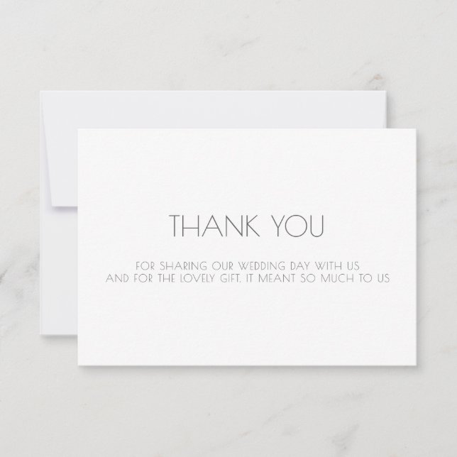 Bröllop Tack Kort (Framsida)