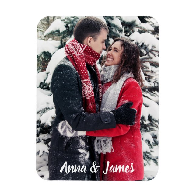 Bröllop Tack Magnet (Vertikal)